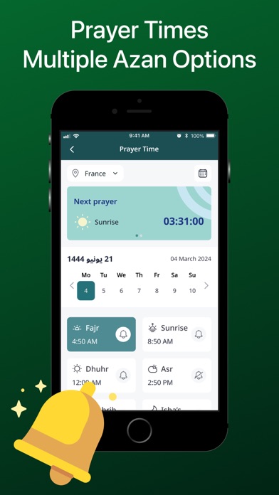 Prayer Times & Qibla Finder Screenshot