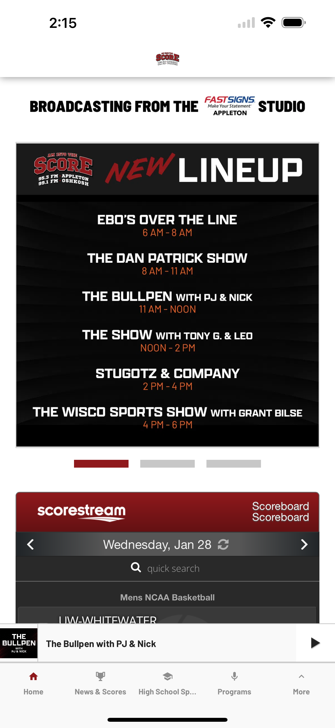 The Score WI screenshot 2