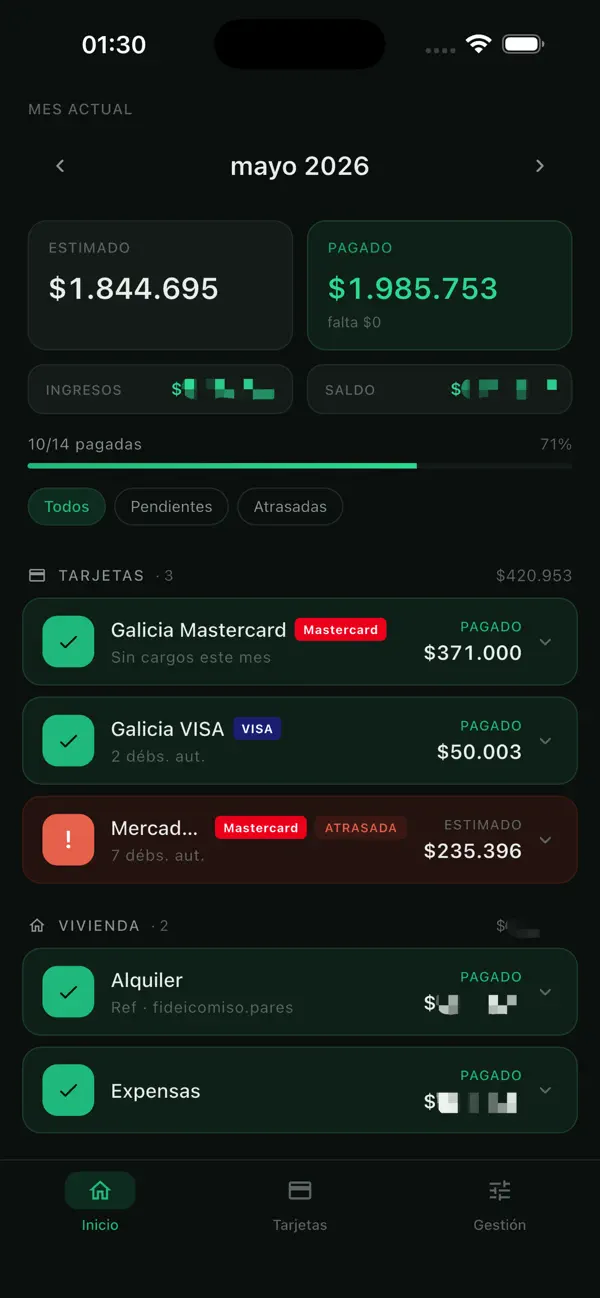 Screenshot #1 pour Mi Finanzapp