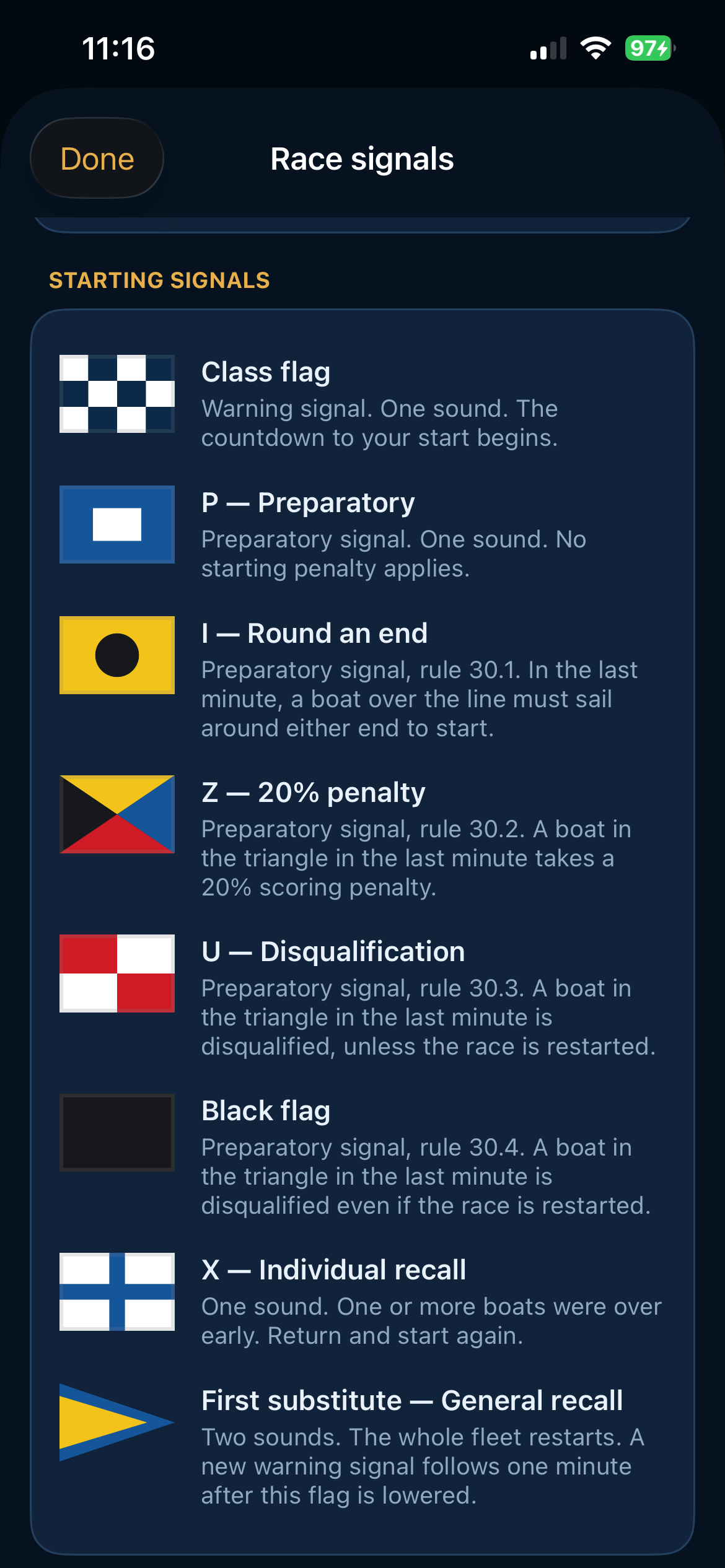 Sailing Timer screenshot 3