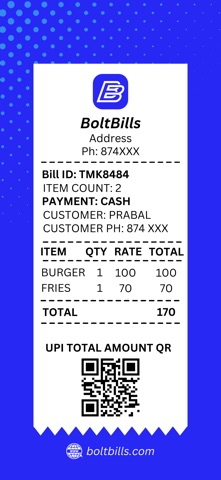 Restaurant POS Billing App Screenshot 1 of 9