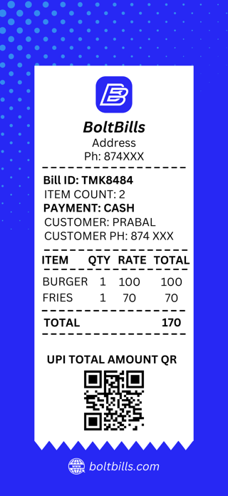 Restaurant POS Billing App Screenshot 1 of 9