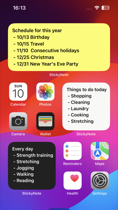 Sticky Note Widgets - Memo pad Screenshot
