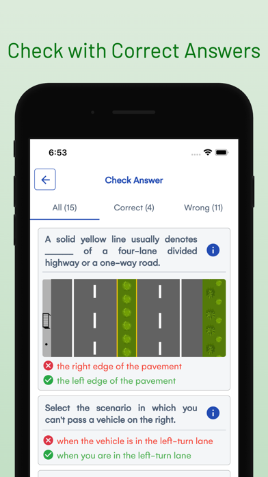 Nebraska DMV Driver Test Prep Screenshot