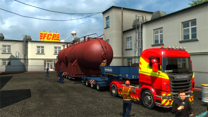 Euro Truck 3D Driving Sim Screenshot