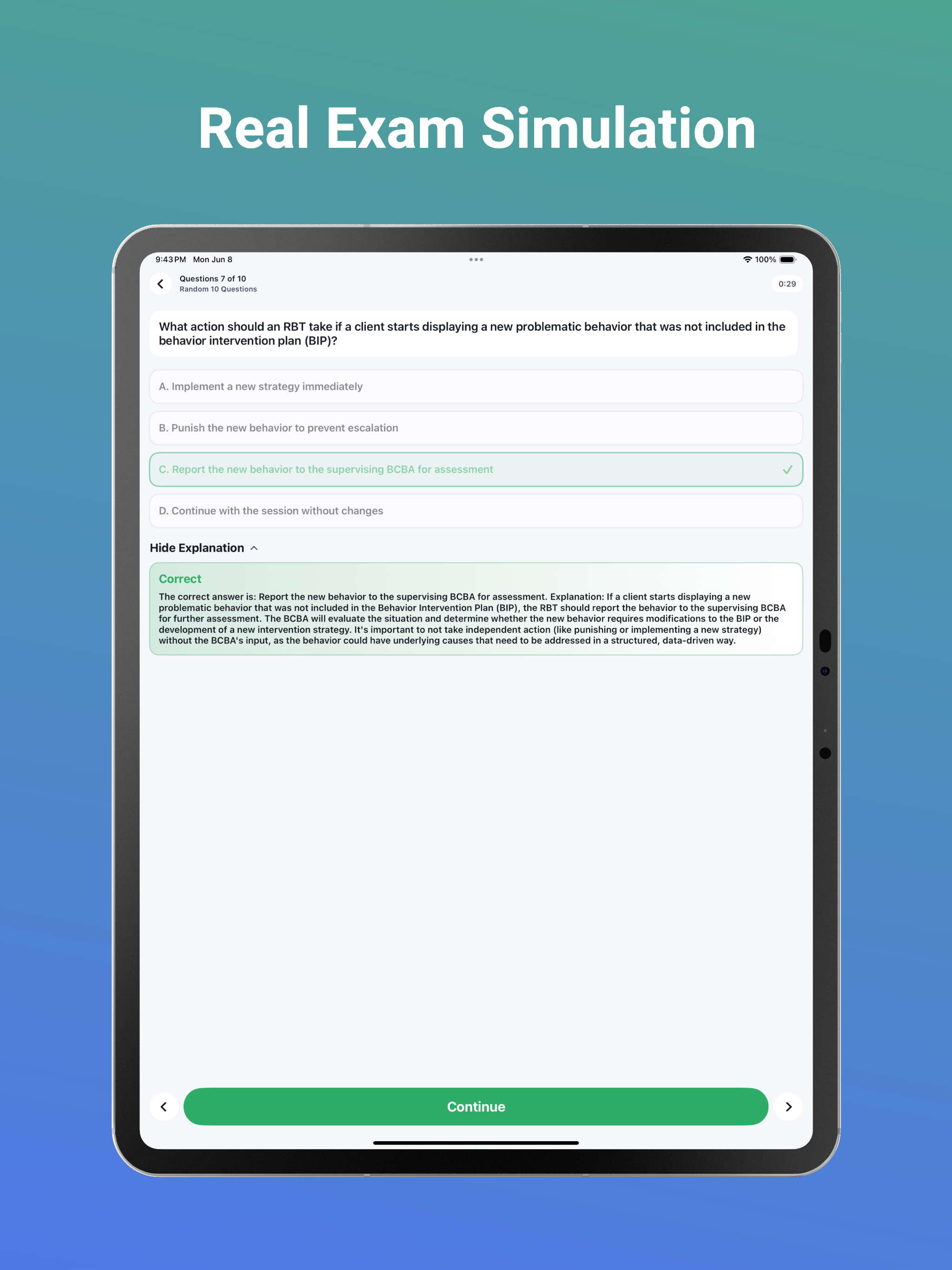 RBT Exam Practice Test 2026 screenshot 7