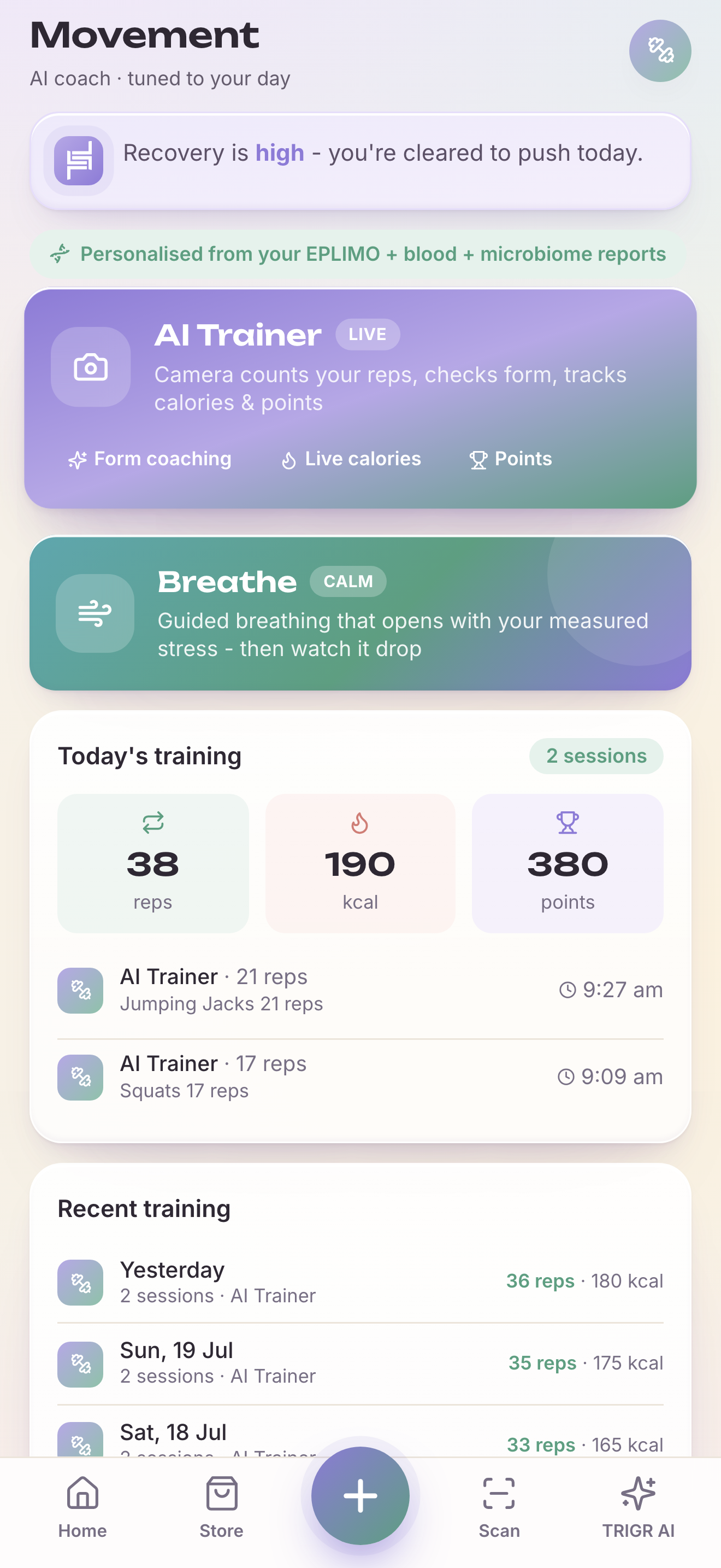 TRIGR Health: AI Coach screenshot 6