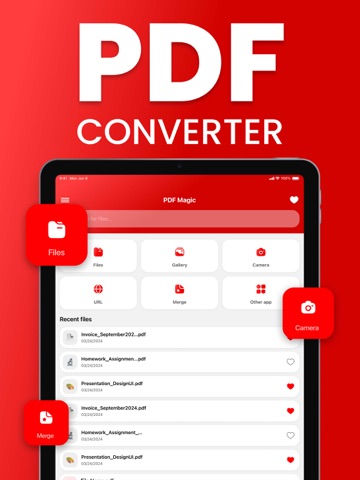 PDF converter: Image to PDF‎ iPad screenshot