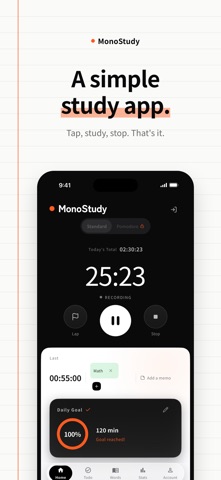 MonoStudy: Pomodoro & Cards Screenshot 1 of 7