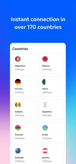 eSimFLAG - eSIM for travel screenshot 2