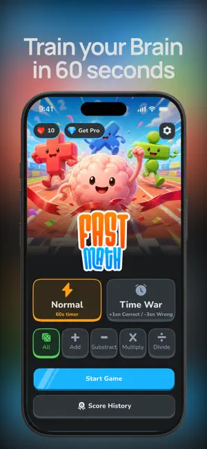 FastMath: Mental Math Trainer screenshot 2