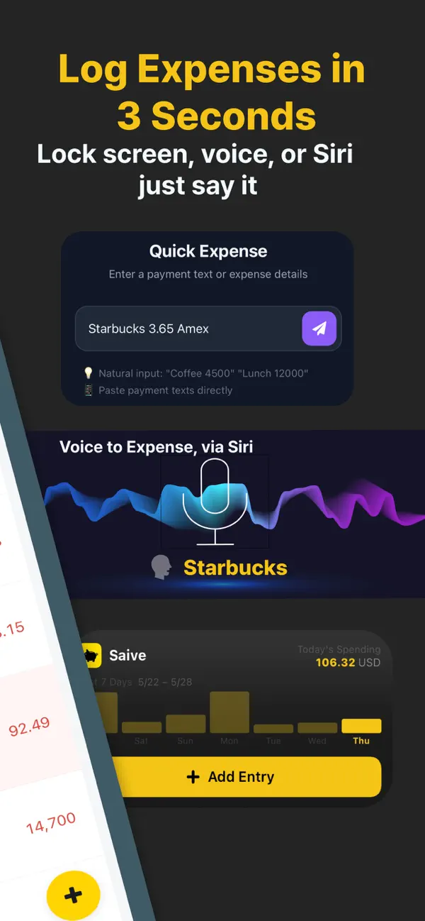 Screenshot #2 pour Saive: AI Budget Coach