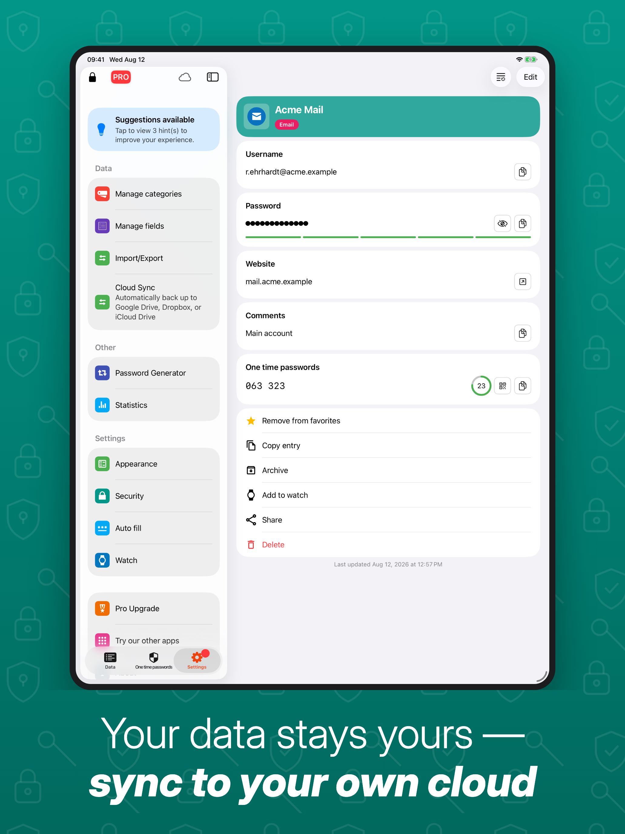 Password Safe Manager & Vault screenshot 11