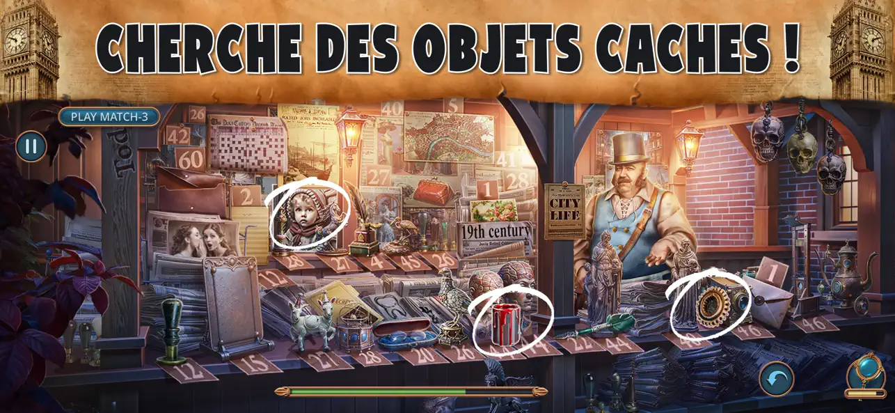 Screenshot #2 pour Détective Club : Objets Cachés
