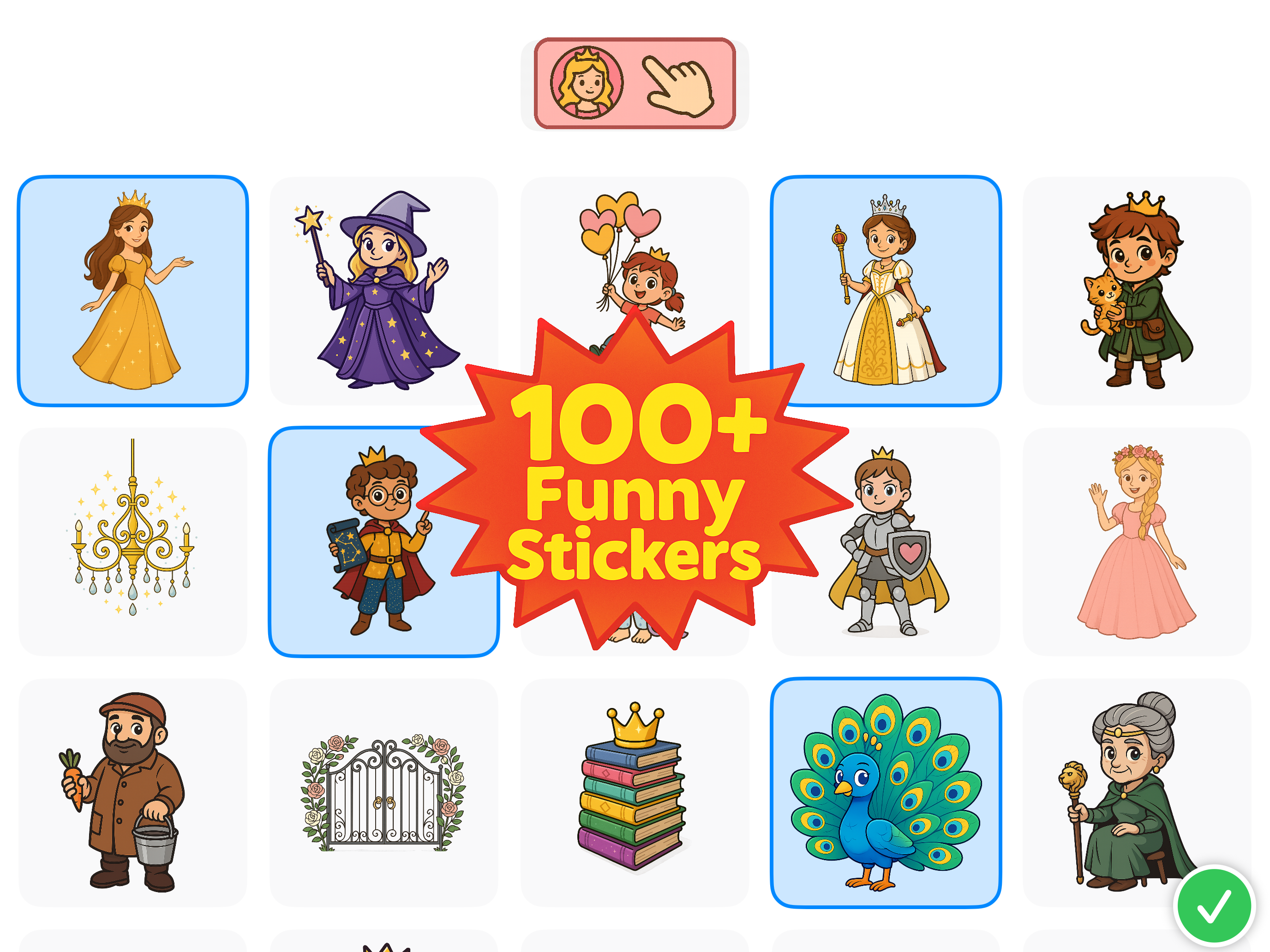 Princess Sticker Games Kids screenshot 11
