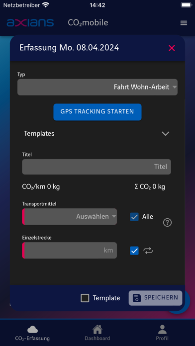 Co2mobile Screenshot