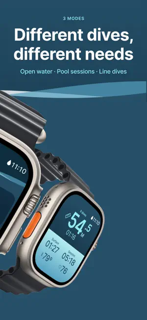Blue Infinity Freediving Watch screenshot 2