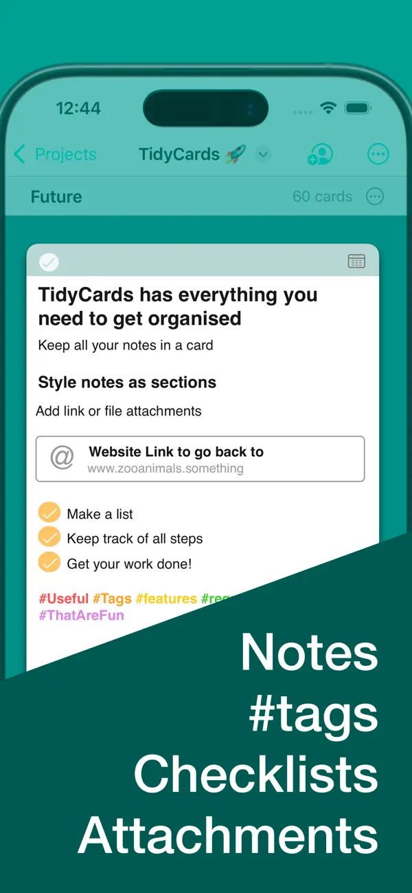 Screenshot #3 pour TidyCards - Awesome Kanban