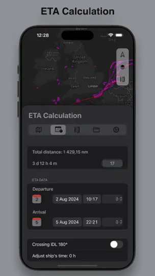 Скриншот CVoyager на iPhone 4