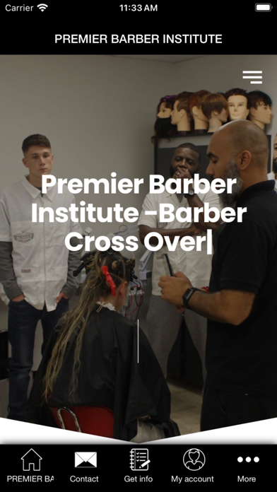 Premier Barber Institute Screenshot 2 - AppWisp.com