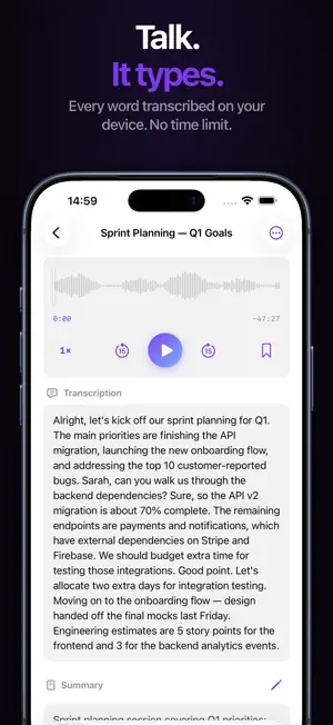 Recordus - AI Voice Recorder screenshot 1