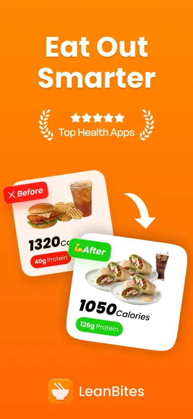 LeanBites - Healthy Dining screenshot 1