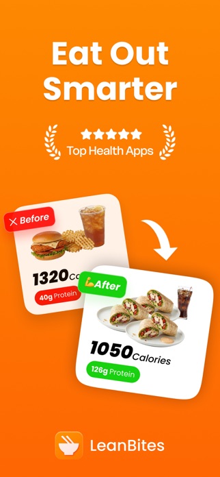 LeanBites - Healthy Dining Screenshot 1 of 5