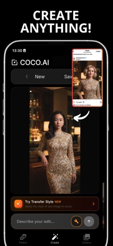 CocoAI: Aesthetic Photo Editor screenshot