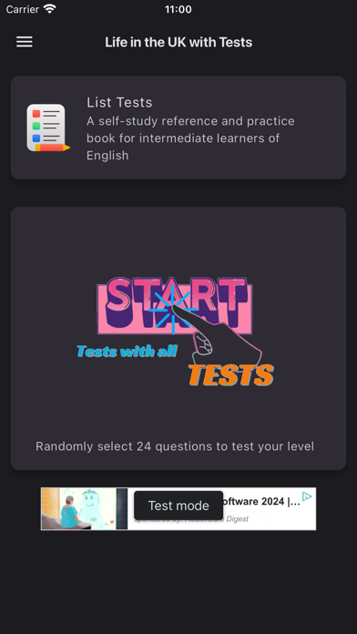Life in the UK 2024 Tests Screenshot