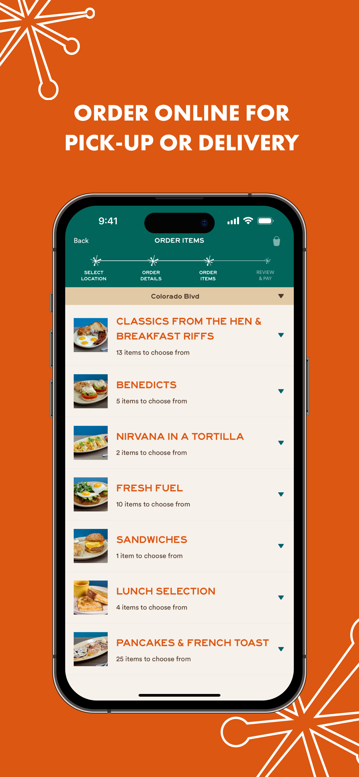 Snooze A.M. Eatery Mobile App