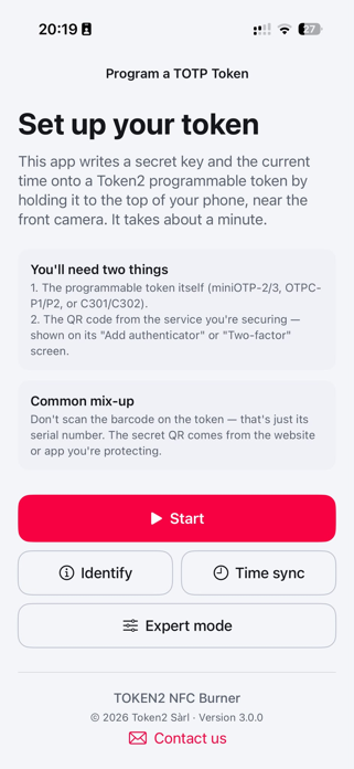 TOKEN2 NFC Burner Screenshot 1 of 10