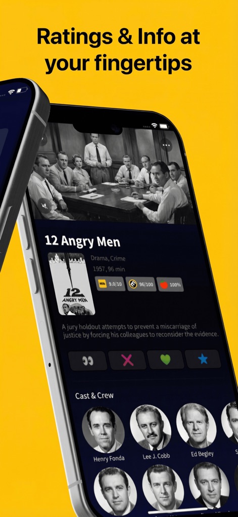 Movie Night: Film & TV Picker - Detailed movie synopsis and integrated critical ratings are readily available, providing comprehensive information about each film.