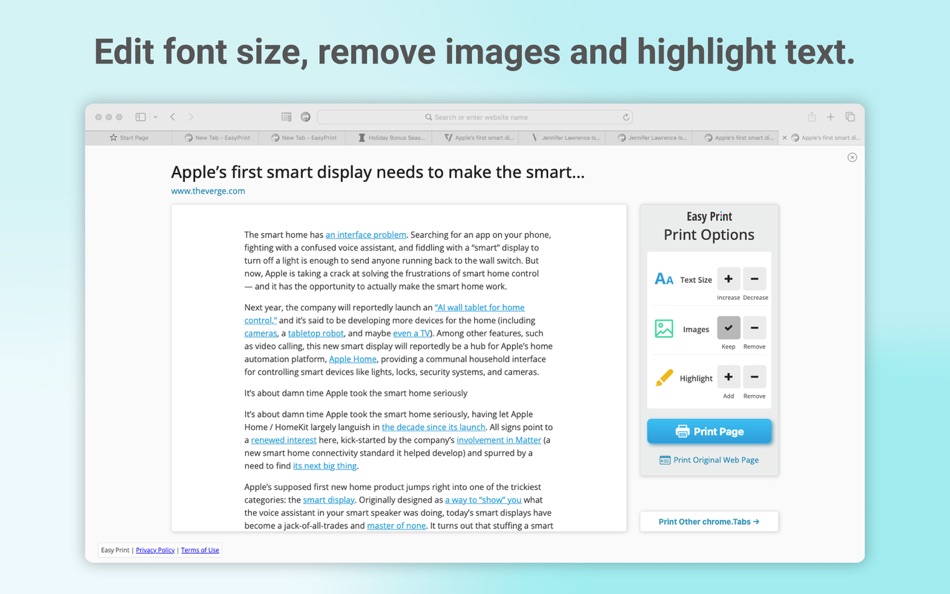 #5. Easy Print: Free Web Printer (macOS) 来自: Tightrope Interactive, Inc.
