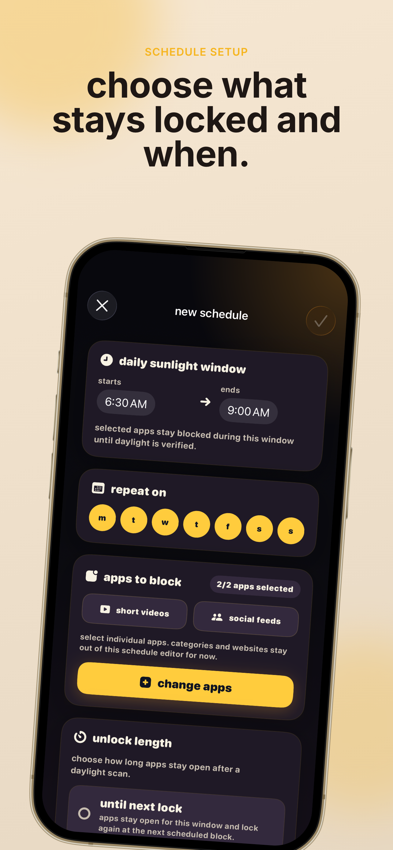 sun lock: screen time limit screenshot 4