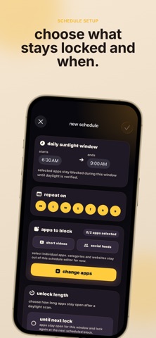 sun lock: screen time limit screenshot