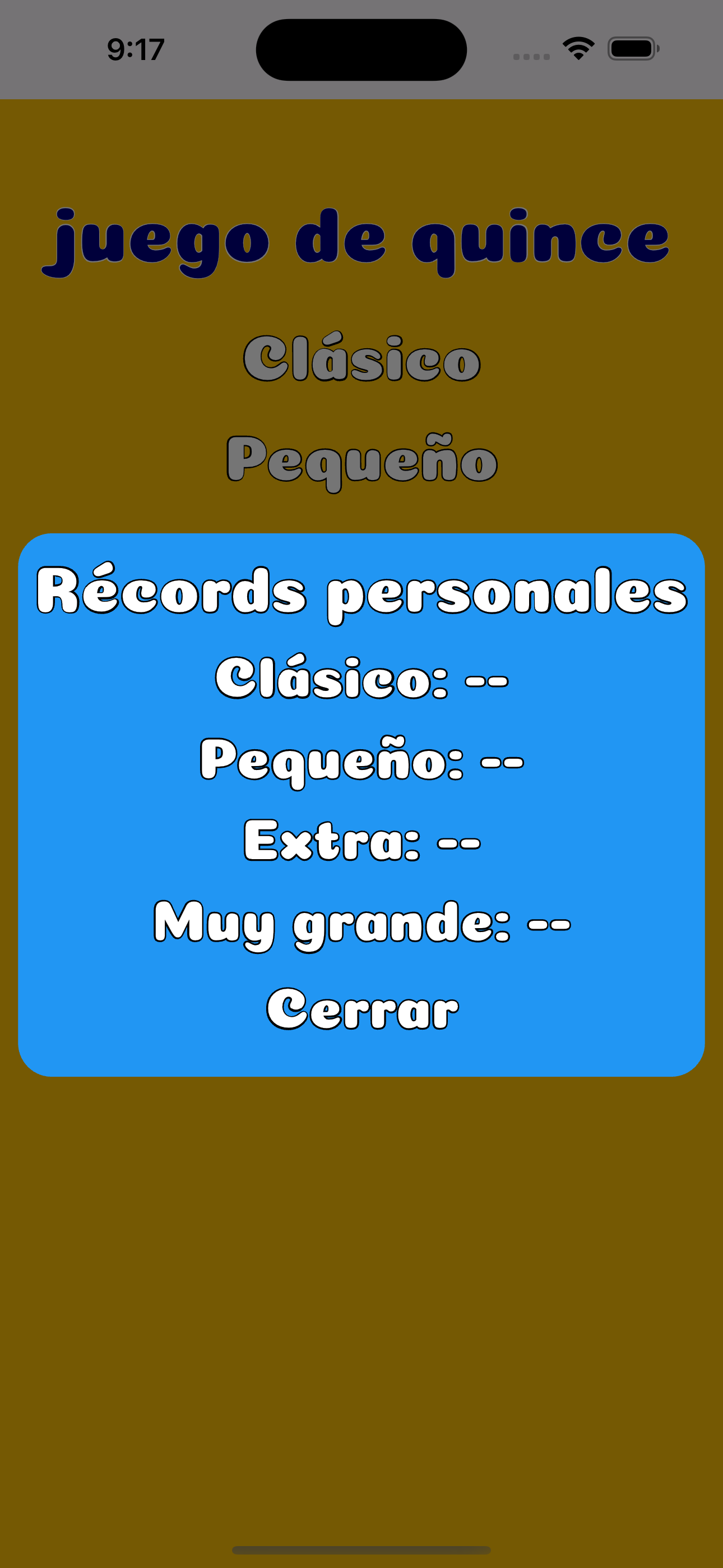 Juego del 15!