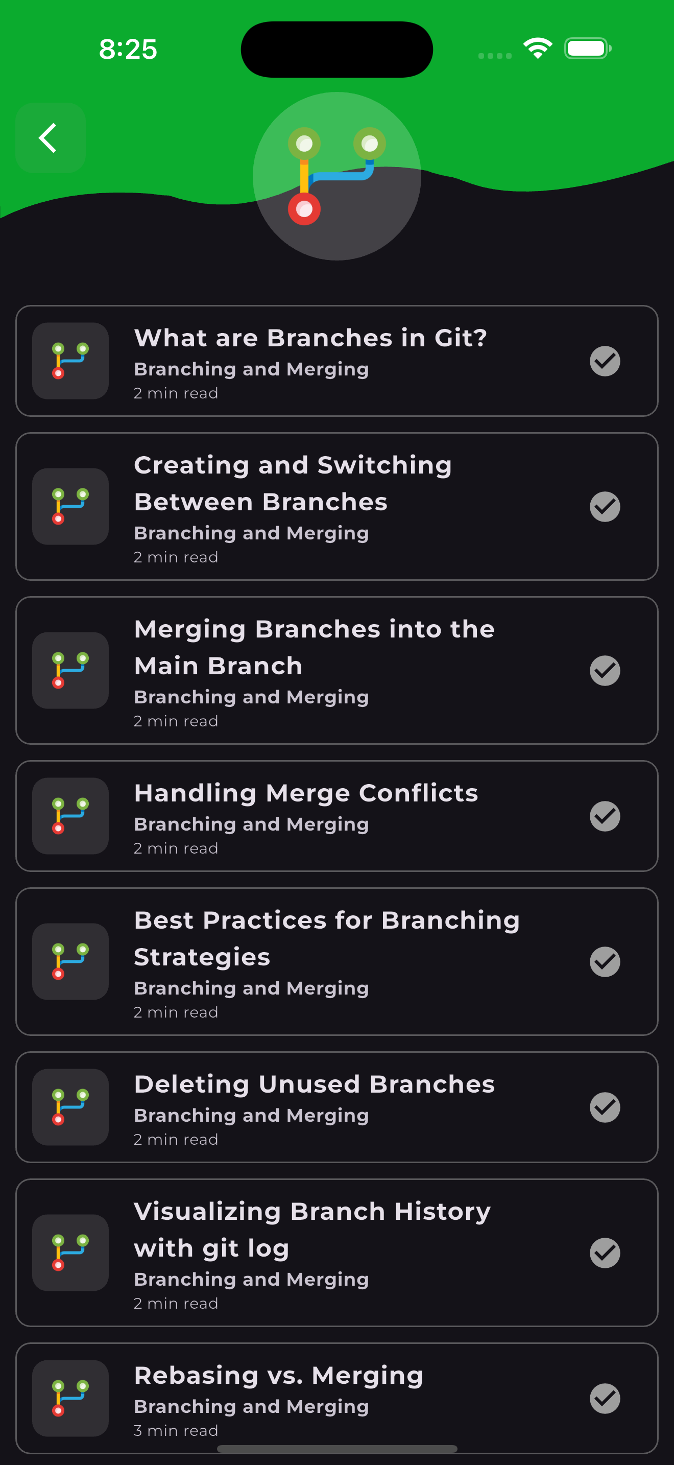Learn Git Version Control screenshot 8