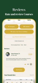 Golfed: Golf Course Tracker screenshot