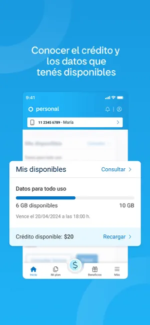 Mi Personal iPhone screenshot 6