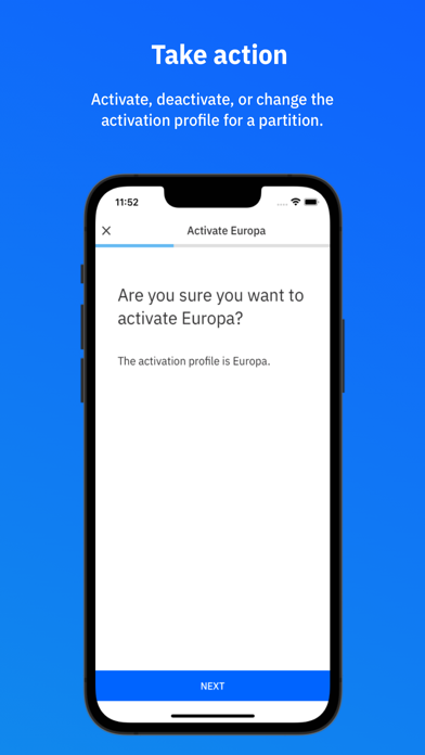 IBM HMC Mobile Screenshot