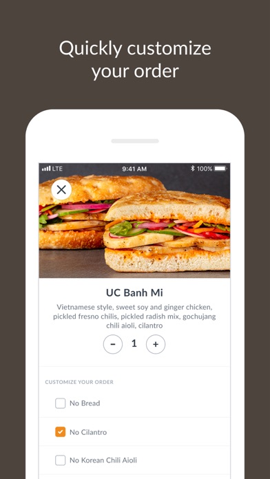 Urbane Cafe iPhone screenshot 2 - Food & Drink app