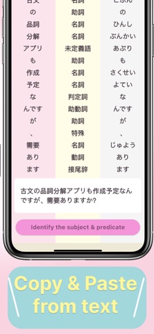 Screenshot 4 of Japanese Part of Speech Camera App