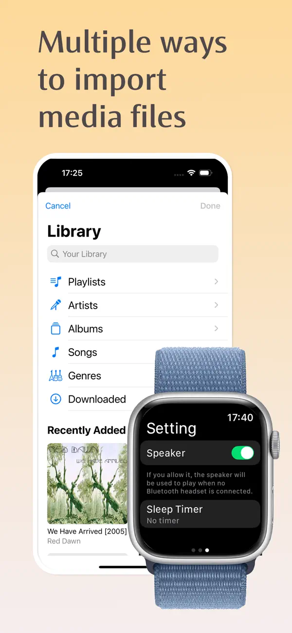 #4. WristPlayer - Offline Music (iOS) 由: Nathan Jackson