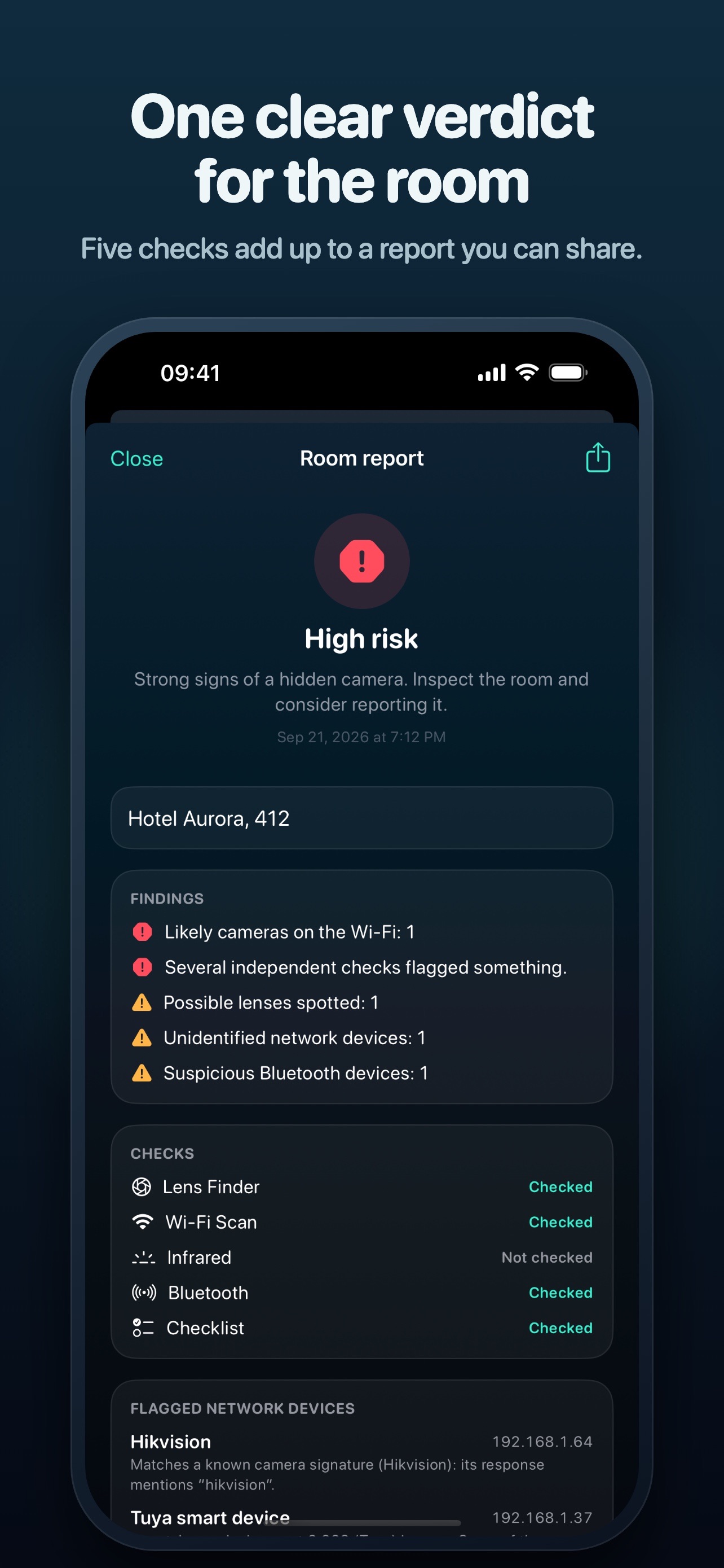 Screenshot 4 of StaySweep: Spy Camera Finder