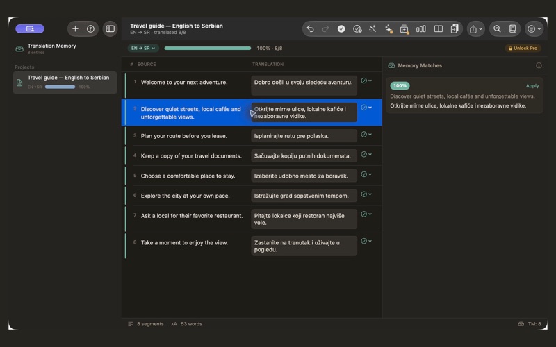 Translato screenshot 1