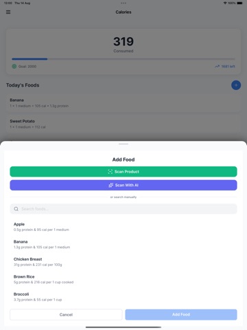 Fits You Fitness & Nutrition iPad screenshot