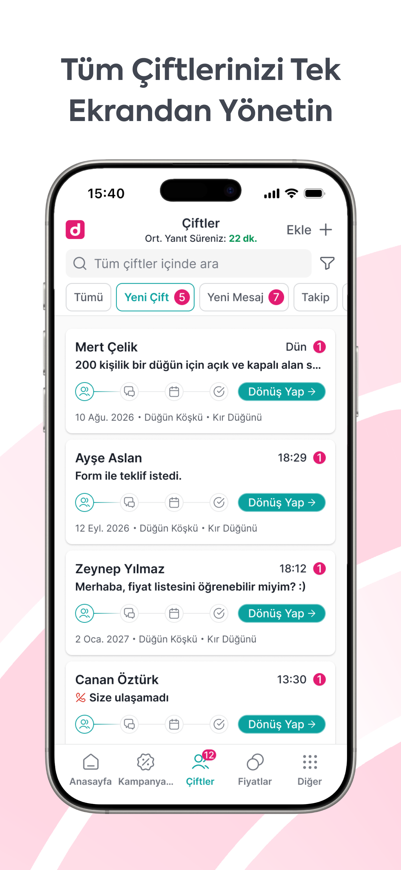 Düğün.com İş Ortağım screenshot 2