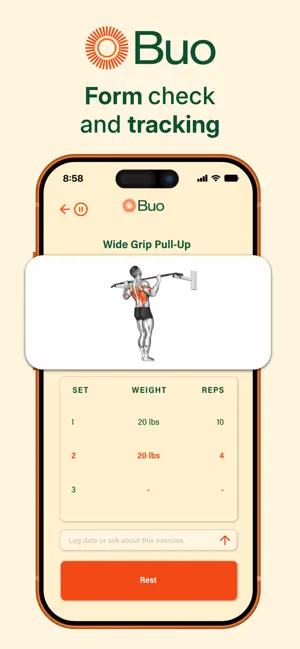 Buo: Gym, Diet & Fitness Coach screenshot 3