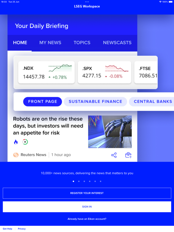 Screenshot #4 pour LSEG Workspace