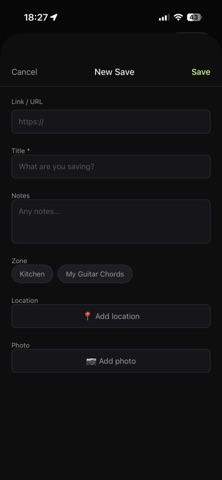 Loci - Save by Location screenshot
